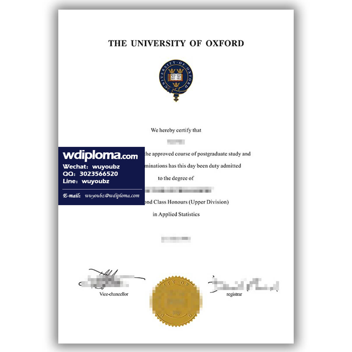 phd degree in oxford university